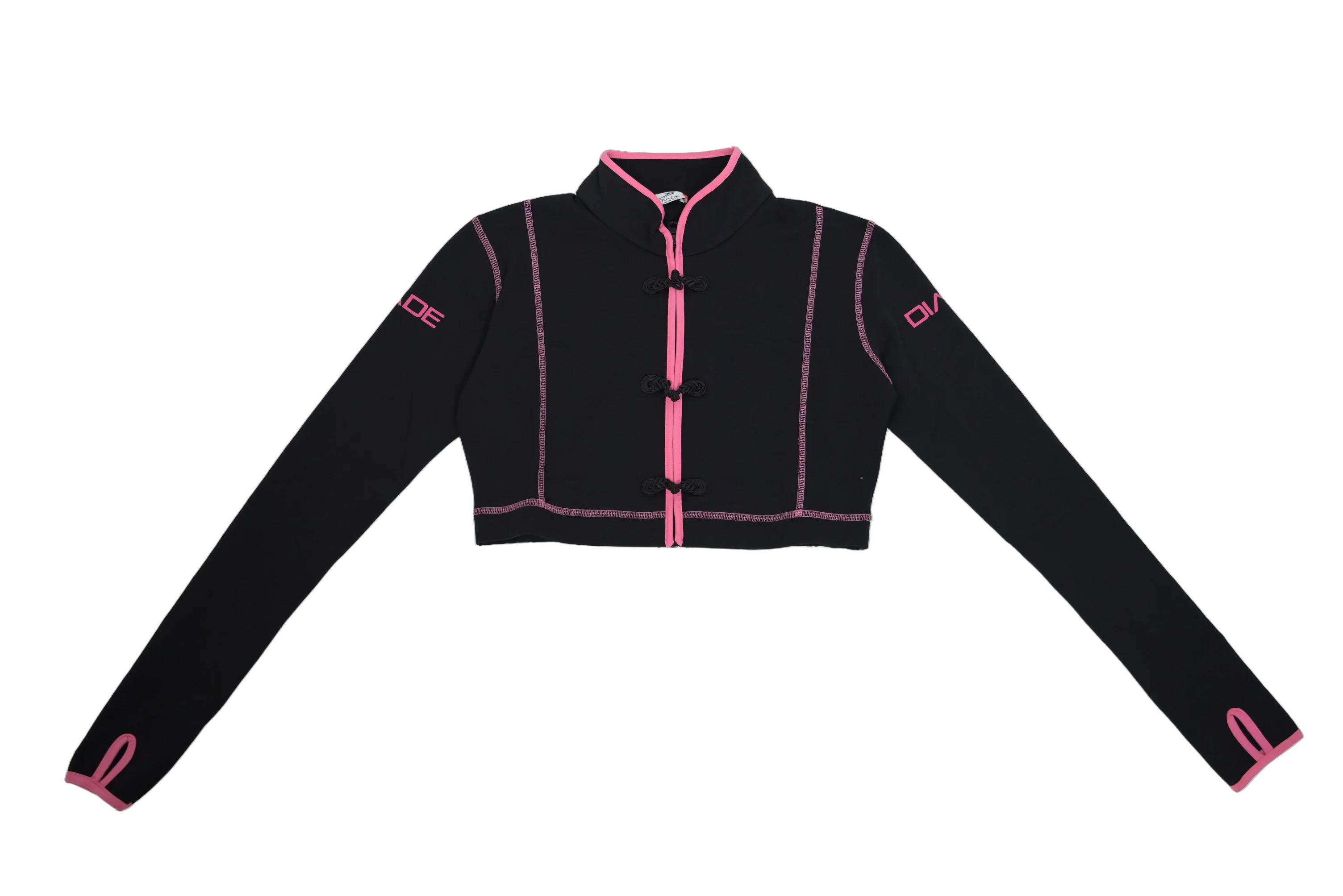 Top Donna Manica Lunga Nero 7
